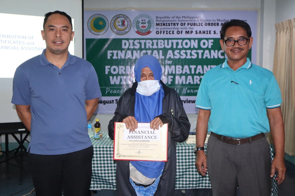 MPOS trains 40 former combatants and widows of martyrs from Sulu Province on Peacebuilding through MP Sahie S. Udjah’s TDIF