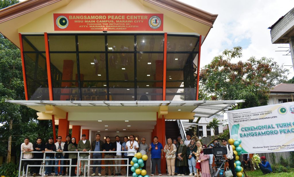 MPOS turns over Bangsamoro Peace Center through former MP Atty. Dandamun-Latiph TDIF