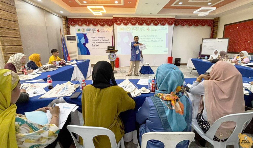 MPOS and UN Women collaborate to strengthen women's mediation skills in Tawi-Tawi