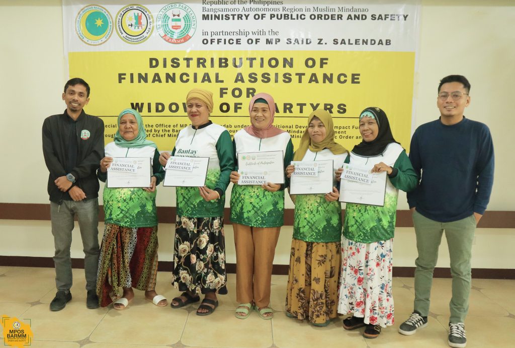 20 Widows of MILF from Buluan undergo peacebuilding, receive financial assistance