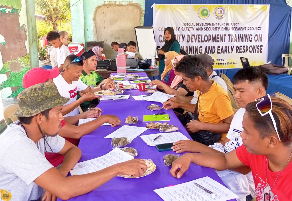 Rajah Buayan undergoes Community Safety and Security Enhancement Project through MPOS' SDF