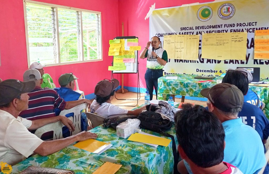 MPOS Strengthens Community Safety Through Early Warning and Early Response Training in Datu Piang and South Upi